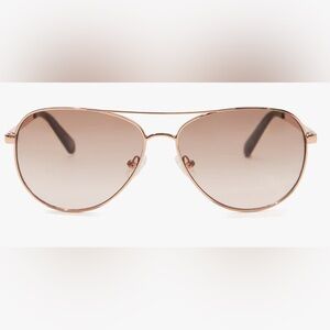 KATE SPADE NEW YORK Emmaline Rose Gold Aviator Sunglasses